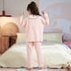 thumbnail image 4 of Pijamas para niños Mujer Manga Larga Algodón Puro Niñas Primavera y Otoño Princesa Madre e Hija Conjunto de Ropa para el hogar para bebés Otoño y Verano Niños medianos y Mayores, 4 of 5