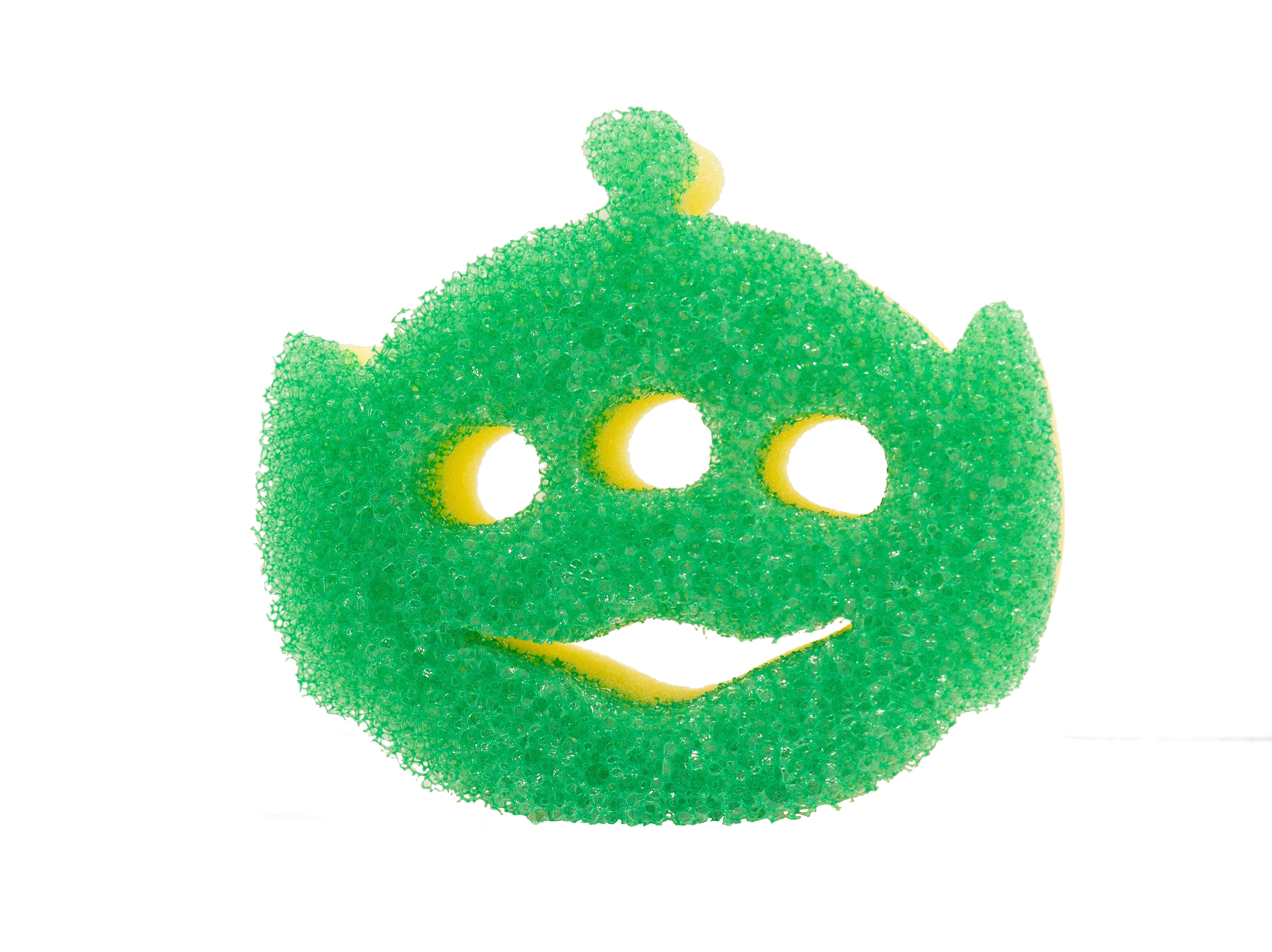 Scrub Daddy Disney Toy Story Buzz & Alien Sponge Set, 2 Count, Scratch-Free Kitchen Scrubber