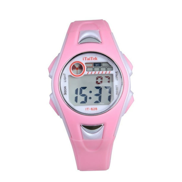 XZNGL Digital for Girls Children Boys Girls Swimming Sports Digital Wrist Watch Waterproof Pink