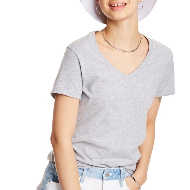 Hanes Womens Nano-T V-Neck Tee