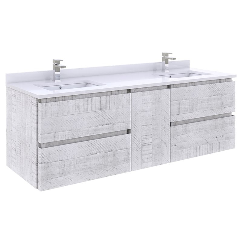 Wall Hung Single Bathroom Cabinet, 53 Bathroom Vanity Top With Sink