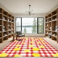 thumbnail image 2 of ODIKA 4'x6' Machine Washable Non-Slip Area Rug, Country Red High Traffic Rug, Red, 1052061, 2 of 7