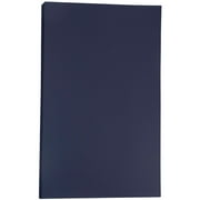 JAM Paper & Envelope Matte Legal Paper, 8.5 x 14, 28lb Navy Blue, 500 per Pack