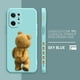 thumbnail image 3 of Funda de silicona líquida para OPPO FIND X6 X3 REALME X7 X50 RENO 2 4Z 4 6 Lite 5Z 5F 4G 5G PRO, bonito oso de peluche, 3 of 5
