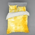 thumbnail image 2 of Ambesonne Yellow Bedding Set 3 Pcs, Geometric Triangle, Twin, Yellow, 2 of 3