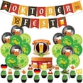 thumbnail image 1 of Kit de globos de látex con pancarta para el Oktoberfest, 32 globos, 1 of 4