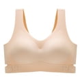 thumbnail image 4 of Weikingp Front Closure Bras for Women Front Closing Bras for Women T-shirt Bra Everyday Bras Cotton Sports Bras for Women Comfortable Full Coverage Bras Pink M, 4 of 4