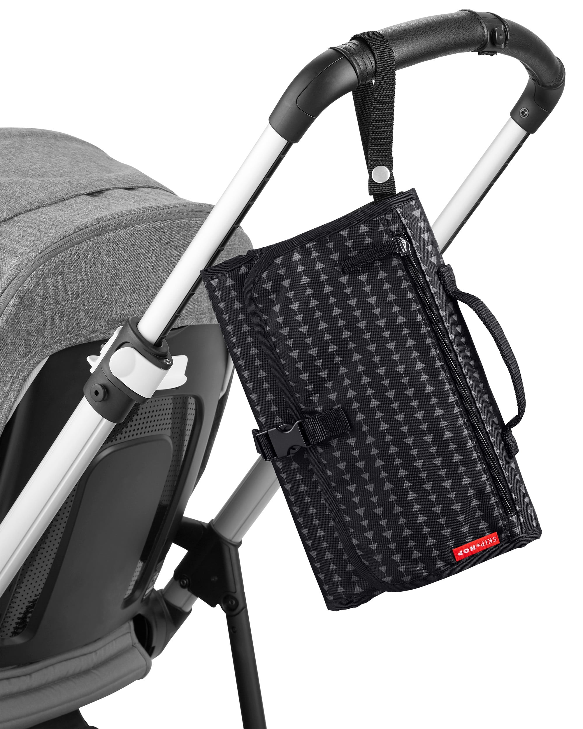 Skip Hop Express Baby Changing Station With Wipes Case, Gray, For All Age Groups