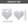 7 Pairs Nipple Covers Disposable Heart Breast Petals Multi Colors