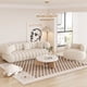 thumbnail image 5 of Minimalist White Sofa Children Couples Puff Relaxing Sofa Cinema Bedrooms Sofas Modernos Para Sala Living Room Furniture My Lux Decor Round, 5 of 14