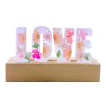 thumbnail image 1 of Lámpara secas creativa AMOR Zulema Luz de noche Carga USB, 1 of 8