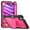 Rose, variant on ShieldFlex Case for iPad Mini 7 (A17 Pro) 2024/ Mini 6 2021 8.3 Inch with Kickstand Pencil Holder, Heavy Duty Shockproof Rugged Protective Cover for Apple iPad mini 7th/6th Generation,Black