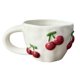 thumbnail image 1 of Advancent Taza de cerámica, taza de café multifunción, elegante y versátil, de gran capacidad, ideal para té o café. Teteras Cereza 301-400 ml, 1 of 6
