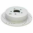 thumbnail image 4 of Front & Rear Performance Drilled Slotted Brake Rotor Kit For Subaru, 4 of 6