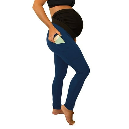 

Maternity Leggings Pregnant Solid Cotton Pants
