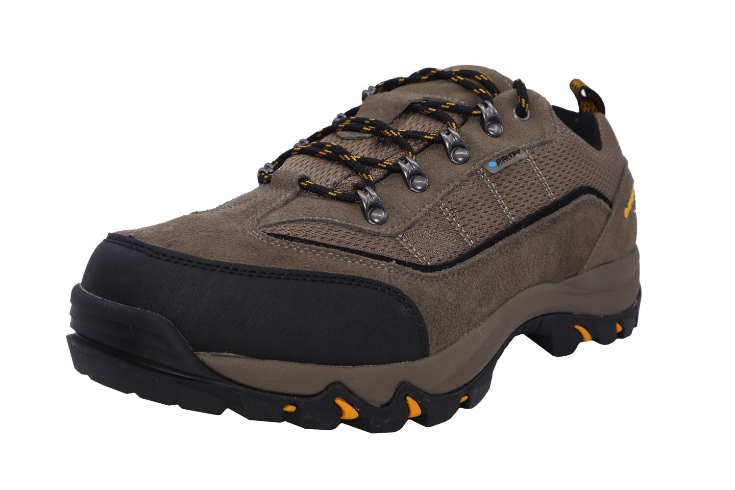 Hi-Tec Quixhill Trail 52250 Mens Gray Leather Mesh Lace Up Hiking Boots Shoes 12 