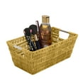 thumbnail image 2 of Simplify Rattan Tote Storage Basket, 2 of 4