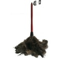 thumbnail image 4 of 18" Feather Duster Wooden Handle | Natural for Cleaning and Moping 18-20" Inch Genuine Ostrich Feathers, Easy to Clean Reuse, 4 of 5