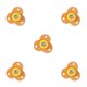 thumbnail image 3 of Injueey Ruedas giratorias autoadhesivas de 4 piezas, gabinetes de rotación de 360 grados, estantería, ruedas universales, hogar, naranja 5Conjunto, 3 of 6