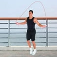 thumbnail image 5 of Adjustable Jump Rope for Fitness and Exercise - Speed Skipping with Pink, 5 of 10