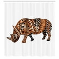 thumbnail image 3 of Ambesonne Animal Shower Curtain, Folkloric and Ethnic Boho, 69"Wx70"L, Multicolor, 3 of 3