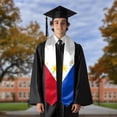 thumbnail image 7 of Graduation Stole Class of 2026 Country Flag Graduation Sash Unisex Adult 62" Long, 7 of 7