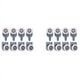 thumbnail image 1 of 16Pc Rodillos de Ruedas de Puerta de Ducha Rodillo de la Puerta Deslizante Guia Recambios de Ducha Poleas (Sola Rueda), 1 of 5
