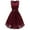 Burgundy, variant on IROINNID Wedding Guest Dresses for Women Evening Night Formal Fall Dress Vintage Princess Floral Lace Cocktail V-Neck Party Aline Dress Trendy A-Line Dress,Navy