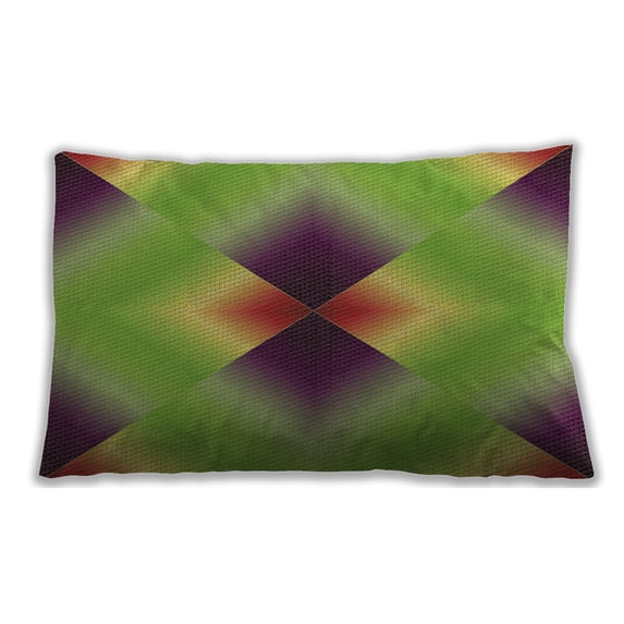 Ahgly Company Indoor Rectangular Contemporary Lumbar Throw Pillow, 13 inch by 19 inch