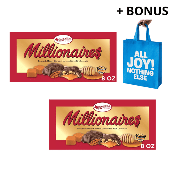 Pangburn's Pecan Delights Milk Chocolate Candy Gift Box, 8 oz - 9 PIECES