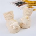 thumbnail image 2 of Quealent Ankle Socks 2024 Baby Walking Shoes Girls Socks Boys Slipper Socks Cute Stockings Sock Beige,S Infant, 2 of 4