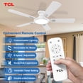 thumbnail image 2 of Ventilador de techo TCL, 132 cm, montaje empotrado, luz remota, 6 velocidades, 2 of 9