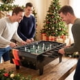 thumbnail image 4 of Costway 4 in 1 Multi Game Table with Stackable Tabletops of Billiards, Air Hockey, Foosball Black, 4 of 10