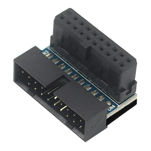 Likrtyny Adaptador ABS Metal Conector Portátil Adaptador para Placa Base (Negro B)