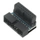 thumbnail image 2 of Adaptador ABS Metal Conector portátil Adaptador hembra para placa base (Negro B) Ndcxsfigh Para estrenar, 2 of 4
