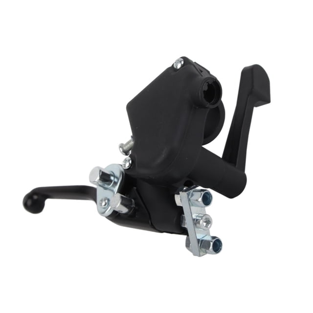 Jadeshay Palanca de Freno de 22mm/0,9 Pulgadas, Palanca de Freno Doble, regulador de Velocidad del Acelerador de Pulgar, Apto para Bicicleta Quad ATV de 49cc