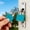 Sky Blue, variant on SLUOHZXI 1 Pcs Suitcase Locks with Keys Blue Mini Keyed Padlock Febwind Metal Padlock Luggage Padlocks Plastic-Covered Copper Keyed Padlock for Suitcase, Backpack, Boxes, Laptop Bag