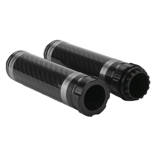 Motorcycle Handlebar Grip, Carbon Fiber Waterproof Handlebar Grip End For Autocycle ,Red,Gold,Silver,Blue