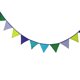 thumbnail image 3 of Banderín de algodón de 12 banderas de 3,2 m para fiesta, boda, banderín, decoración de banderines, 3 of 7
