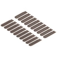 thumbnail image 1 of 16 Pairs Snapback Strap Cover, 7 Holes Plastic Adjustable Hat Snap Buckle (Brown), 1 of 7