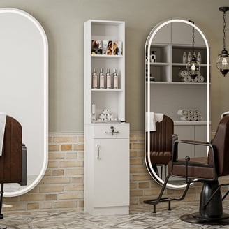 Ktaxon Wall Mount Hair Salon Styling Station Stylist Cabinet With