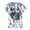 Grey - white, variant on Justice League Mens Tie-Dye Graphic T-Shirt, Grey, Small
