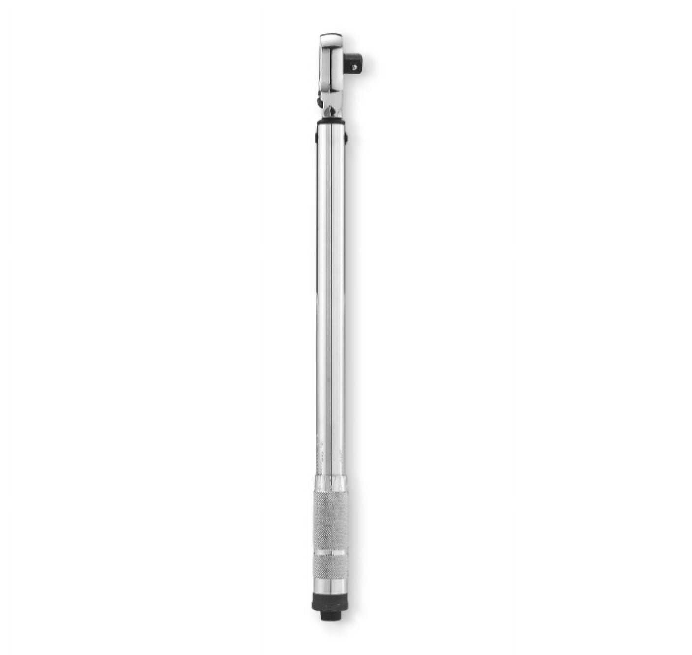 Torque Wrench, 1/2 inch 10-150 feet.lb Range Drive Click Type Torque Wrench with Hard Case