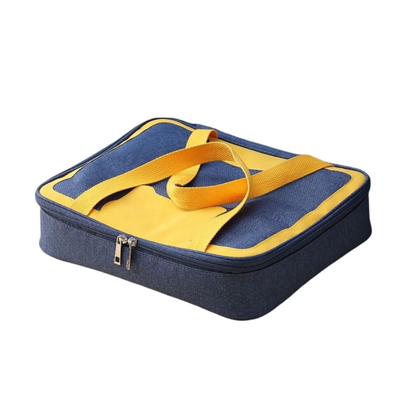 Fiambrera aislada, bolsa para el hogar, escuela, oficina, tela Oxford, Picnic, Camping, Bento, bolsas térmicas, bolsa de transporte, bolsas para Almacenamiento y organización del hogar Tipo 1 Yuarrent HA072826-01