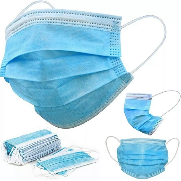 50 Pcs Face Mask Non Medical Surgical 3 Ply Ear loop Disposable Mouth Cover