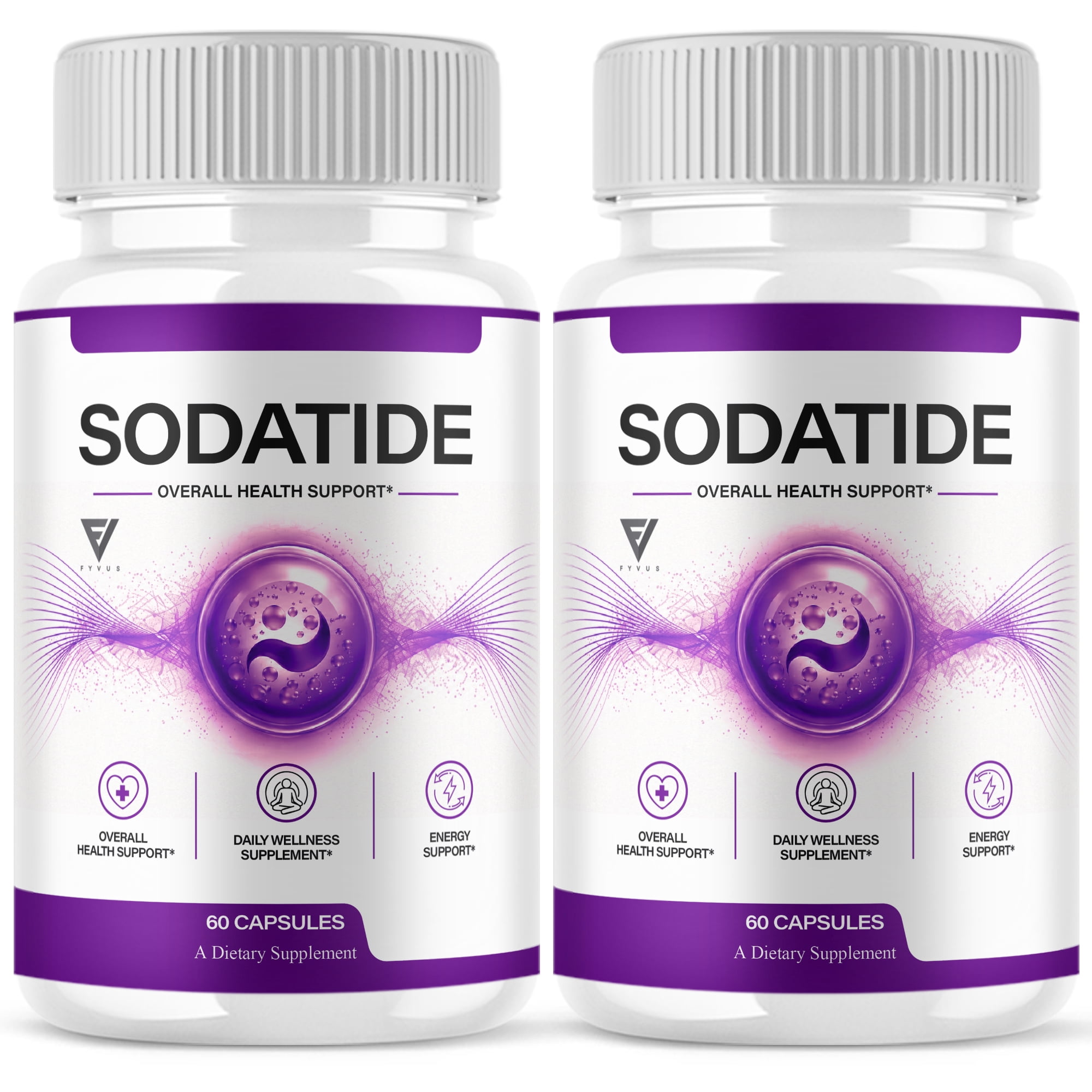 (2 Pack) Sodatide Weight Management Support, Sodatyde Supplement (120 Capsules)