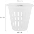 thumbnail image 5 of Garden Net Cup, Plastic Hydroponics Net Pot Basket Hydroponic Planting Mesh,2 Inch（white）, 5 of 5
