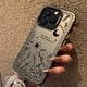 thumbnail image 5 of Funda de teléfono con IMD de plata galvanizada con estrella y luna fresca para iPhone 15, 16 Pro Max, 14, 13, 12, 11 Pro, XR, XS, 7, 8 Plus, carcasa trasera a prueba de golpes, 5 of 5