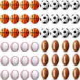 thumbnail image 1 of Blulu Paquete de 48 Mini Pelotas Deportivas de Espuma 6.5 cm, 1 of 6