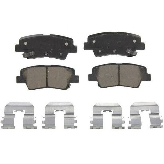 Rear Brake Pad Set - Compatible with 2011 - 2016 Hyundai Elantra 2012 2013 2014 2015